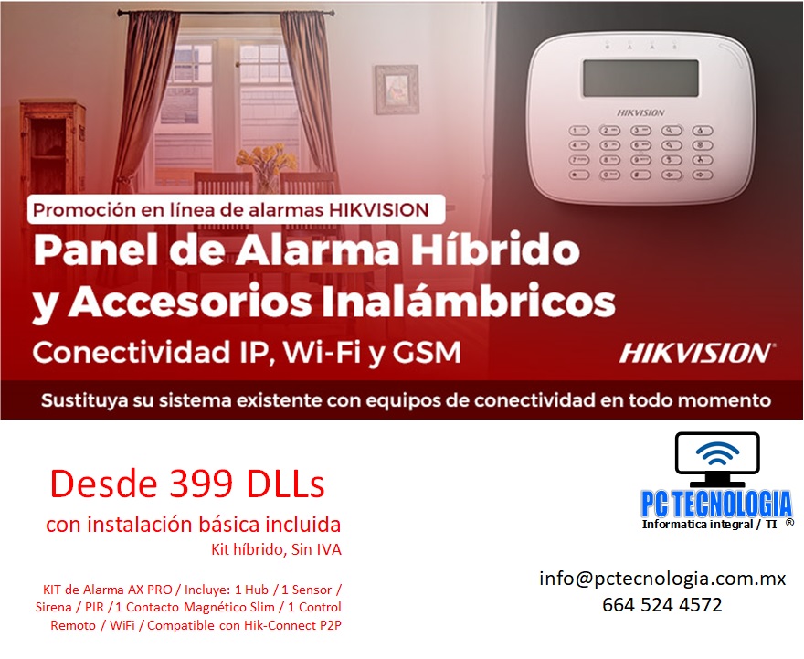 PC TECNOLOGIA KIT ALARMA